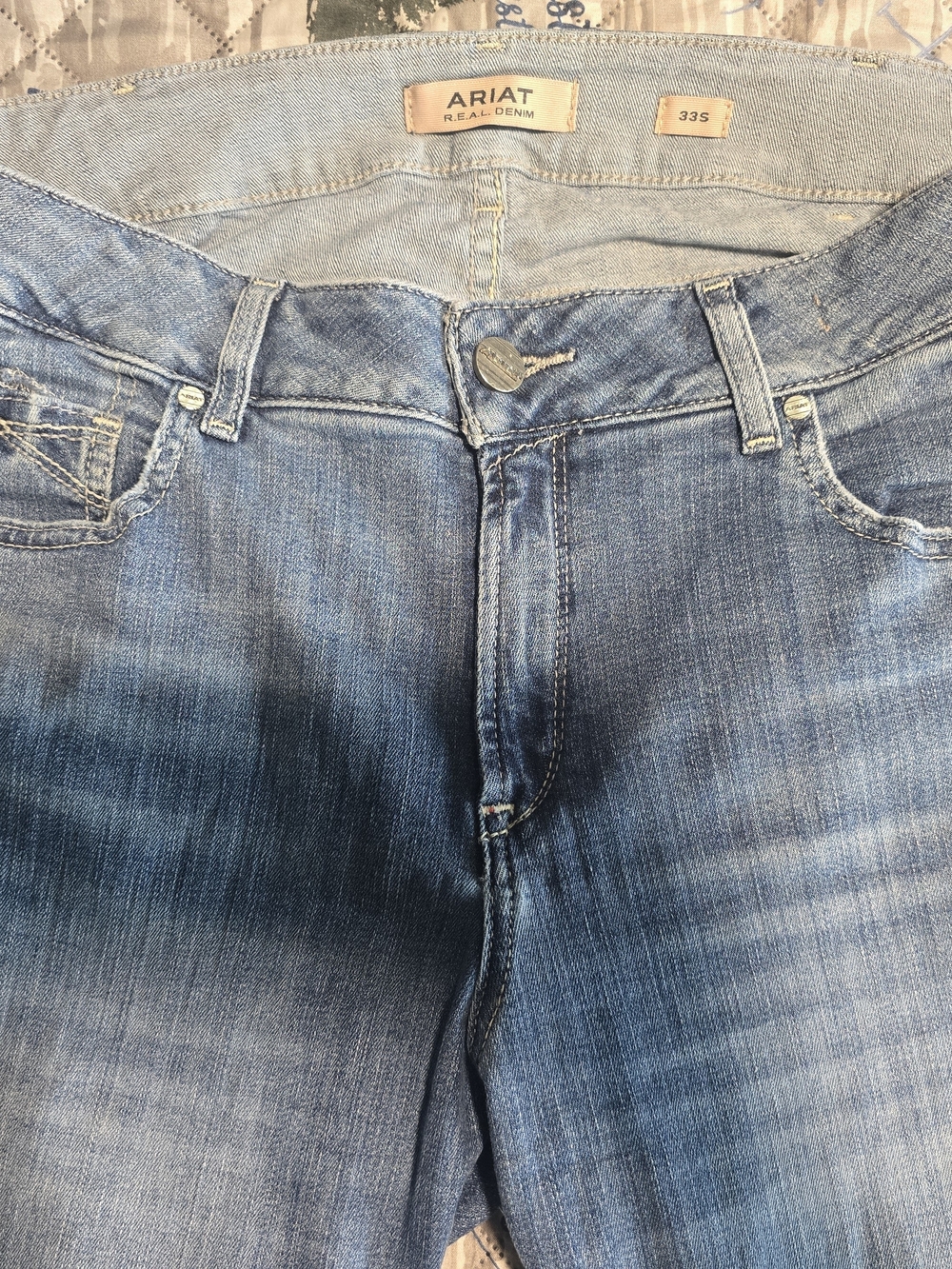 Ariat Women's Blue Washed Denim Jeans